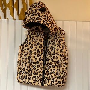 Leopard Puffer Vest | 3T